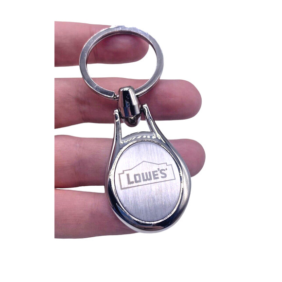 Lowes Customer Focused Key Fob Employee Award Key Chain Collectible RARE Metal - Picture 3 of 6